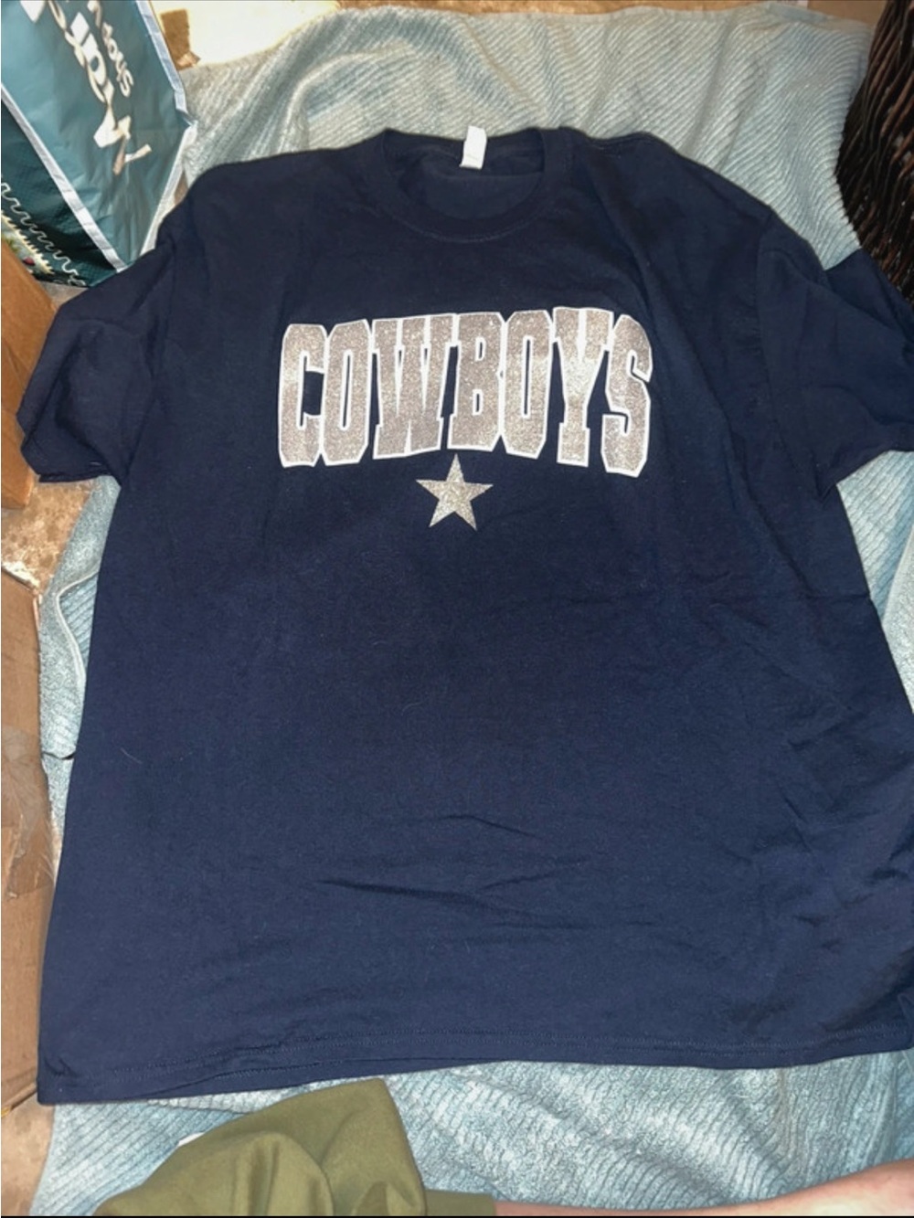 NFL Dallas Cowboys sparkle tshirt plus size
2X